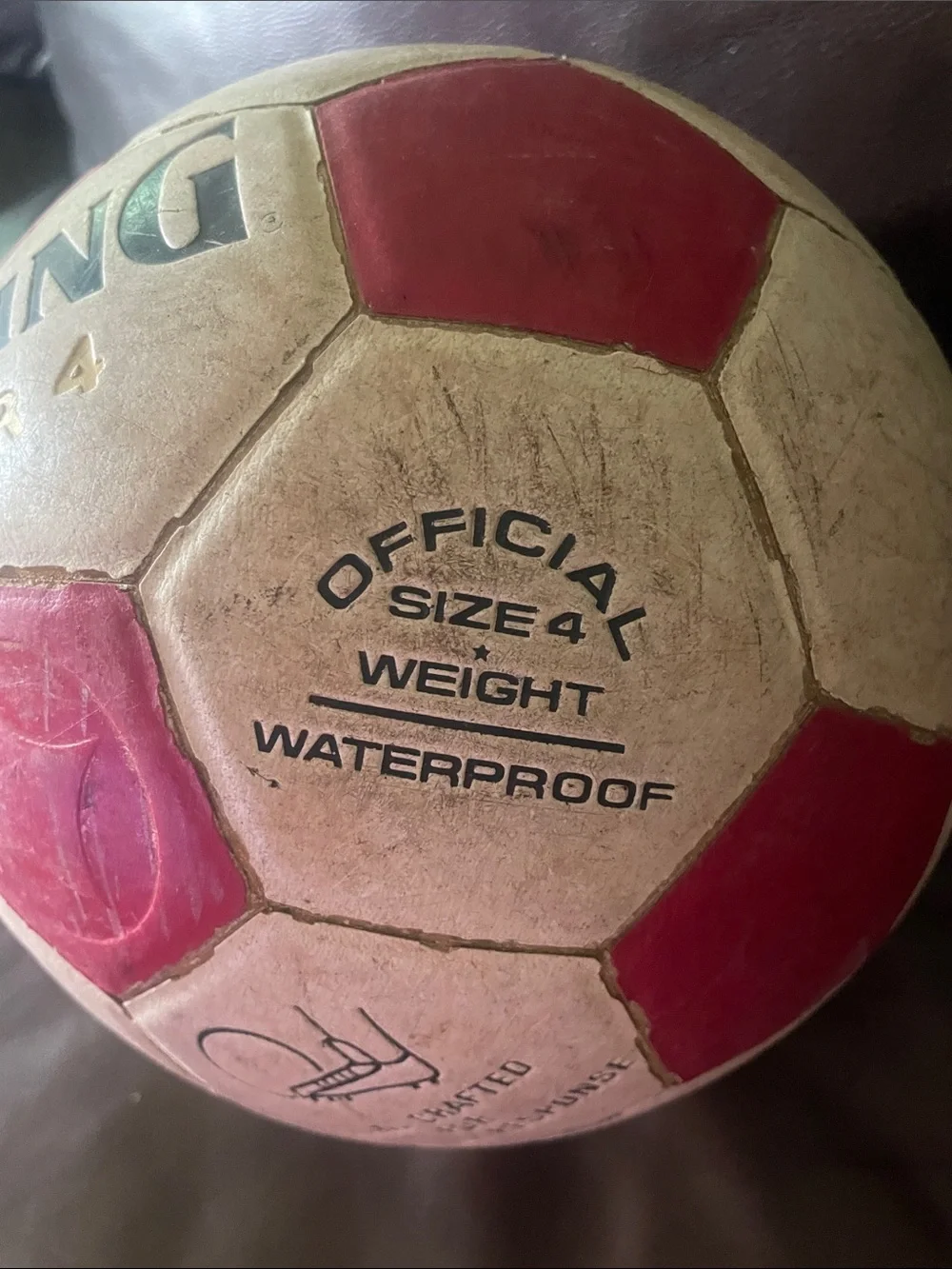 Vintage Spalding Handler 4 Soccer Ball